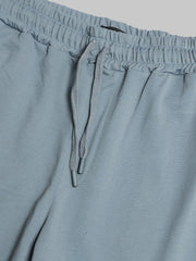 Canvas Baggy Fit Light Grey Track Pant