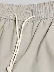 Grey Cross-Pocket Baggy Fit Cargo