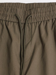 Green Cross-Pocket Baggy Fit Cargo