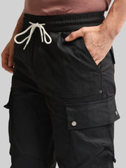Drift AOP Black Baggy Fit Cargo