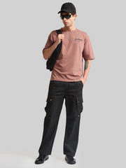 Drift AOP Black Baggy Fit Cargo