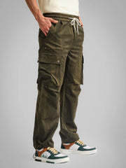 Drift AOP Green Baggy Fit Cargo