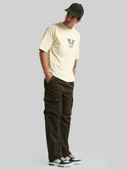 Drift AOP Green Baggy Fit Cargo