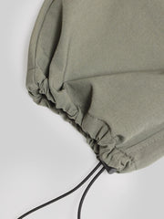 Twin Fold Pocket Green Baggy Fit Cargo