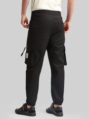 Black Cargo Pant with Side Patch Pocket