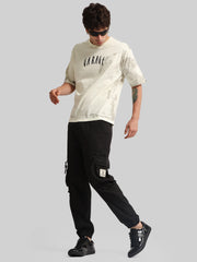 Black Cargo Pant with Side Patch Pocket