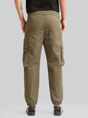 Green Cargo Pant with Side Patch Pocket