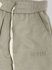 Grey Embossed Baggy Fit Trackpant