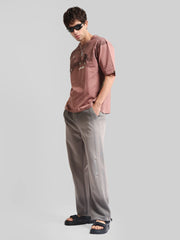 Grey Ombre Print Baggy Fit TrackPant