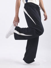 Madrid Curve Black Baggy Fit Trackpant