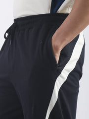 Madrid Curve Black Baggy Fit Trackpant