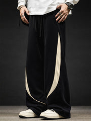 Orbit Curve Black Baggy Fit Trackpant