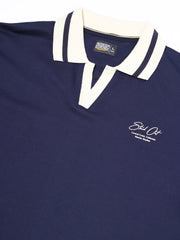Standout Navy Half Sleeve Polo T-Shirt