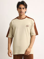 Classsic Biscuit, Brown Half Sleeve T-Shirt