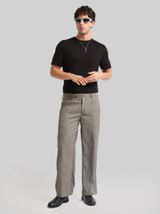 Basic Solid Black Half Sleeve T-Shirt