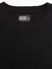 Basic Solid Black Half Sleeve T-Shirt