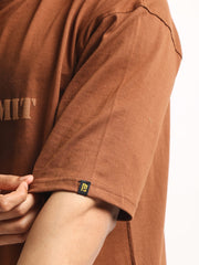 Beyond Limit Brown Half Sleeve T-Shirt