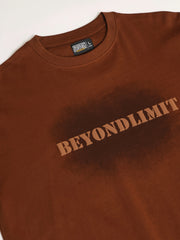 Beyond Limit Brown Half Sleeve T-Shirt