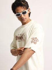 Seeyoung Cream, Brown Half Sleeve T-Shirt