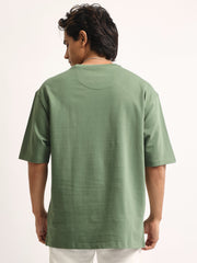 Madness Hunter Green Half Sleeve T-Shirt