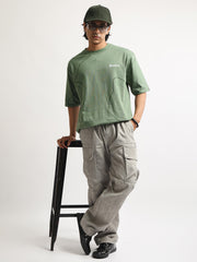 Boston Emboridery Hunter Green Half Sleeve T-Shirt
