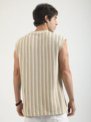 Desert Stripe Sleeveless T-Shirt