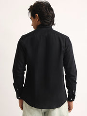 Oxford Black Full Sleeve Shirt