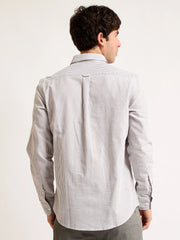 Oxford Stripes Brown Full Sleeve Shirt