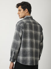 Graphite Plaid Dark Grey Shirt