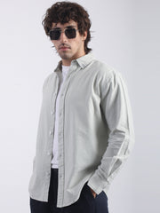 Mini Checks Green Full Sleeve Shirt