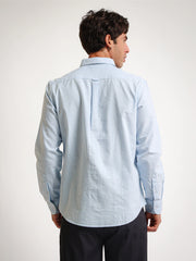Oxford Stripes Light Blue Full Sleeve Shirt