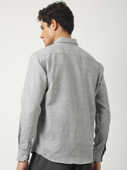 Light Grey Checks Shirt