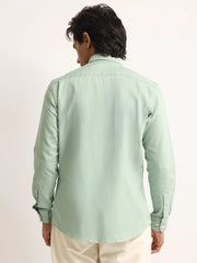 Oxford Light Green Full Sleeve Shirt