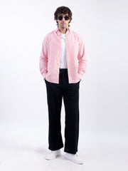 Mini Checks Pink Full Sleeve Shirt