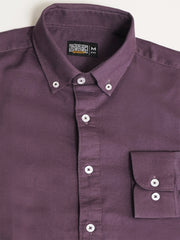 Oxford Purple Full Sleeve Shirt