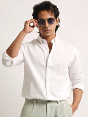 Oxford White Full Sleeve Shirt