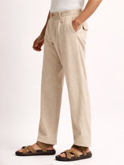 Turkish Linen Beige Trouser