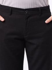 Madrad Linen Black Trouser