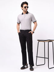 Madrad Linen Blend Black Trouser