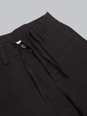 Madrad Linen Blend Black Trouser