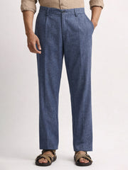 Turkish Linen Blue Trouser