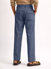Turkish Linen Blue Trouser