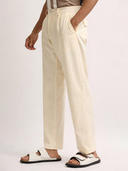 Turkish Linen Cream Trouser