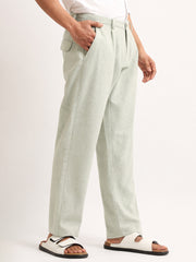 Turkish Linen Light Green Trouser