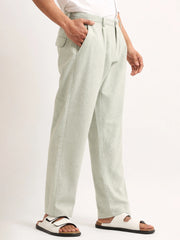 Turkish Linen Light Green Trouser