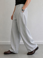 Baggy Fit Light Grey Barbie Trouser