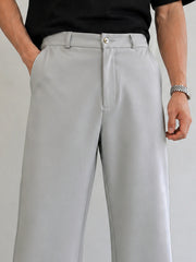 Baggy Fit Light Grey Barbie Trouser