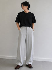 Baggy Fit Light Grey Barbie Trouser