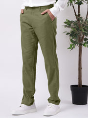 Madrad Linen Olive Trouser