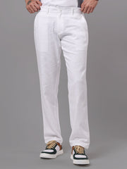 Madrad Linen White Trouser